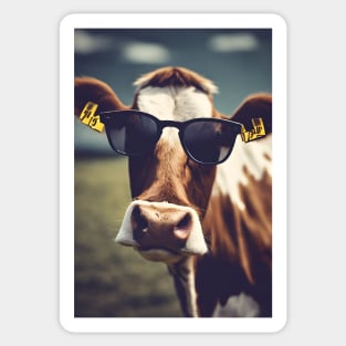 Funny cow Sticker